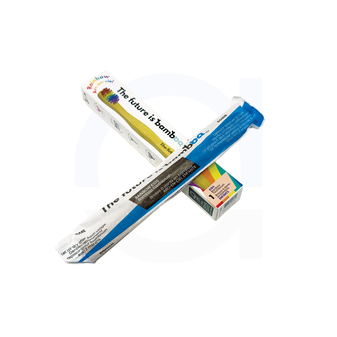 Rainbow Kids Soft Bamboo Toothbrush