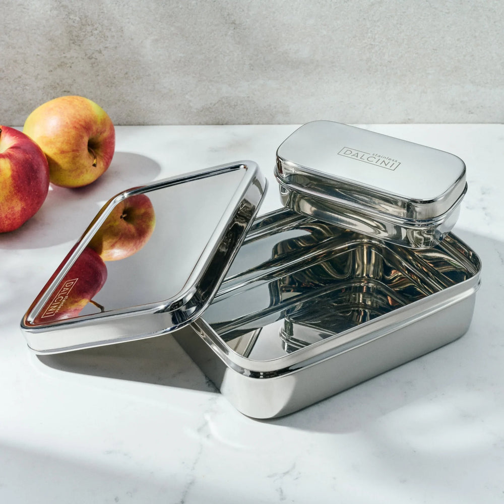 Bistro + Little Snacker | 2-Piece Stainless Steel Lunch Set