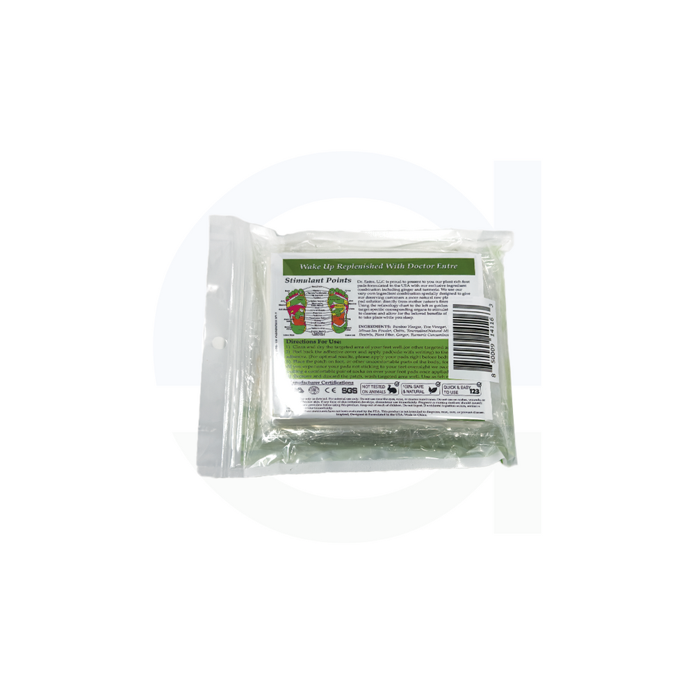 Dr. Entre's Detox Foot Pads, Turmeric &amp; Ginger 20 Pack
